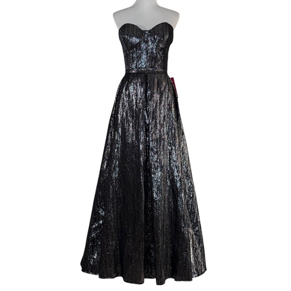 holiday formal dresses with sleeves Amsale Long Bridesmaid Dress Everly Champagne